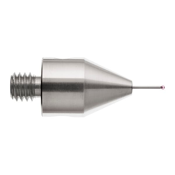 M5 Ø0.7 mm ruby ball, tungsten carbide stem, L 20 mm, EWL 5 mm