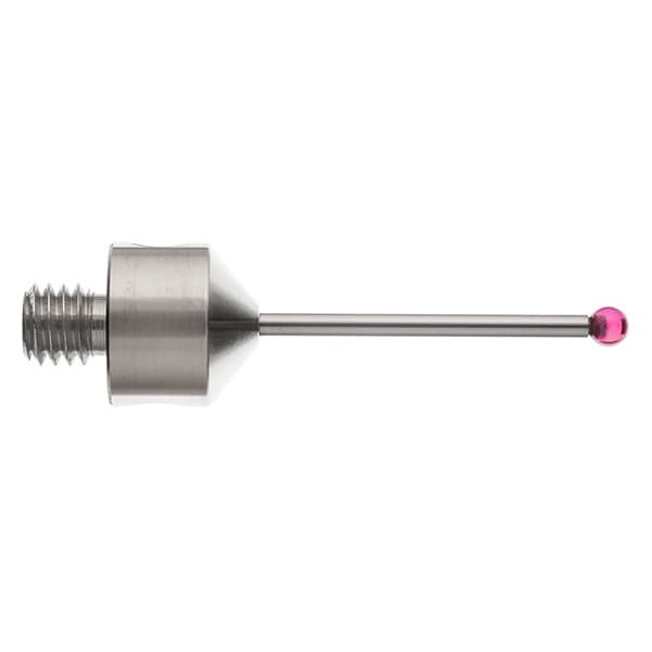 M5 Ø2.5 mm ruby ball, tungsten carbide stem, L 30 mm, EWL 21 mm