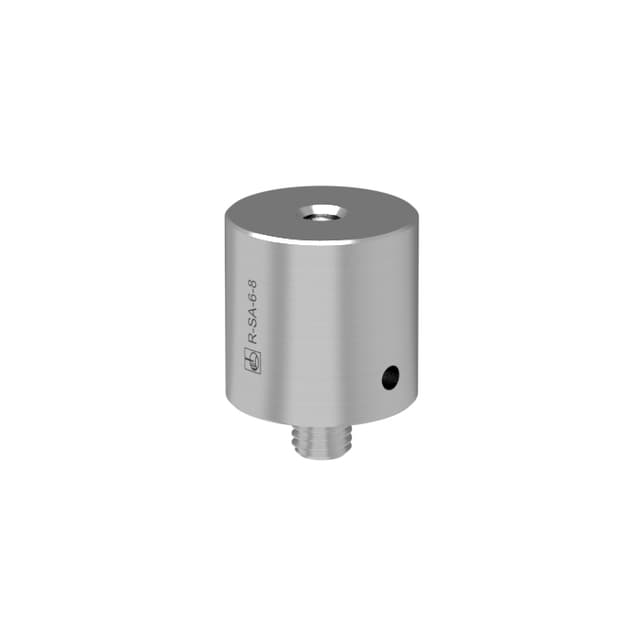 Ø25.4 mm × 25.0 mm 303 stainless steel standoff adaptor with M8 bottom and M6 top thread