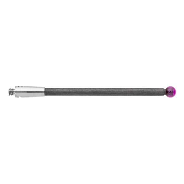 Stylet M2, bille rubis Ø 3 mm, tige fibre de carbone, L 40 mm, LTE 37,5 mm.