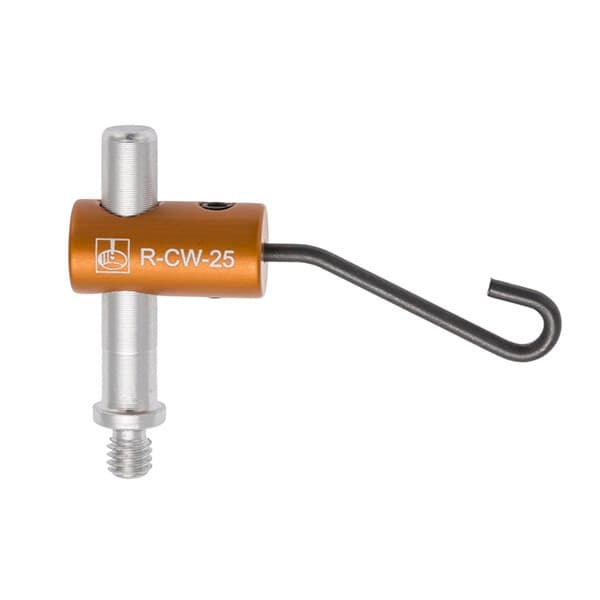 31.3 mm spring wire clamp with 25.0 mm post and M4 thread