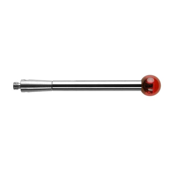 M2 Ø5 mm ruby ball, tungsten carbide stem, L 30 mm, EWL 30 mm