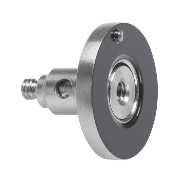 M2 Ø12 mm silver steel disc, 1.6 mm width, with roller